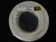 22 GAUGE 4 CONDUCTOR 200 FT WHITE ALARM WIRE STRANDED COPPER HOME SECURITY CABLE