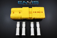 2PCS ANDERSON POWER CONNECTORS SB175 YELLOW 1 GAUGE AWG BATTERY QUICK DISCONNECT
