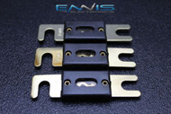 3 PACK 150 AMP ANL FUSE FUSES GOLD PLATED INLINE WAFER HIGH QUALITY HOLDER