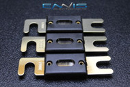 3 PACK 300 AMP ANL FUSE FUSES GOLD PLATED INLINE WAFER HIGH QUALITY HOLDER