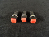 3 PACK PUSH BUTTON SWITCH SPST ON OFF MINI BUTTON 3 AMP 125V 2 PIN NB-802