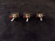 3 PACK TOGGLE SWITCH SPST ON-OFF TOGGLE 2 AMP 250V 4 AMP 125V 2 PIN EC-1503