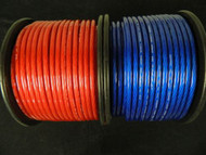 4 GAUGE WIRE 20 FT 10 RED 10 BLUE PRIMARY POWER GROUND STRANDED AWG CABLE