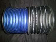 4 GAUGE WIRE AWG 10 FT 5 BLUE 5 BLACK SUPERFLEX PRIMARY STRANDED POWER GROUND