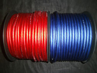 4 GAUGE WIRE AWG 20 FT 10 BLUE 10 RED SUPERFLEX PRIMARY STRANDED POWER GROUND