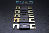 5 PACK 80 AMP ANL FUSE FUSES GOLD PLATED INLINE WAFER HIGH QUALITY HOLDER