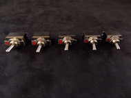 5 PACK TOGGLE SWITCH SPST ON-OFF TOGGLE 2 AMP 250V 4 AMP 125V 2 PIN EC-1503