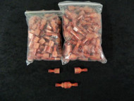 50 PK 18-22 GAUGE NYLON FULLY INSULATED QUICK DISCONNECT .250 FEMALE MALE 25EACH