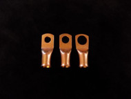 6 PK 1 GAUGE COPPER RINGS 5/16 3/8 1/2 RING TERMINAL CONNECTOR 2EA BATTERY POST