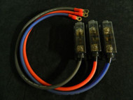 6 GAUGE WIRE 2 FT ANL HOLDER 100 AMP FUSE 2 RING 5/16 TERMINALS POWER AWG