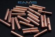 8 GAUGE COPPER BUTT CONNECTOR 10 PK CRIMP TERMINAL AWG BATTERY CUR8