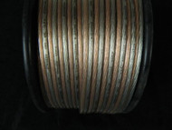 8 GAUGE SPEAKER WIRE 25 FT CLEAR PAIRED CABLE AWG STEREO CAR MONSTER SUBS