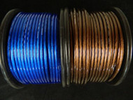 8 GAUGE WIRE 10 FT 5 BLACK 5 BLUE AWG CABLE POWER GROUND STRANDED PRIMARY AMP