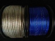 8 GAUGE WIRE 10 FT 5 BLUE 5 SILVER AWG CABLE POWER GROUND STRANDED PRIMARY AMP