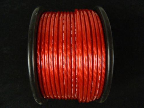 8 GAUGE WIRE 100 FT AWG CABLE RED 12 VOLT AMP PRIMARY  