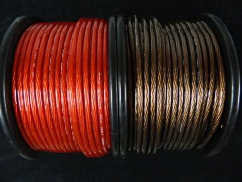 8 GAUGE WIRE 250 FT RED AWG CABLE ENNIS ELECTRONICS POWER GROUND STRANDED CAR 
