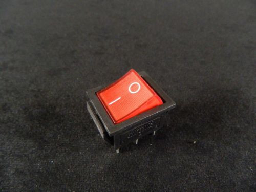 ROCKER SWITCH RED LED DPST ON OFF 15 AMP 250 V 20 AMP 125 V 6 PIN EC ...