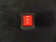 ROCKER SWITCH RED LED DPDT ON OFF ON 15 AMP 250 V 20 AMP 125 V 6 PIN EC-623