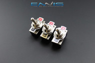 3 PCS TOGGLE SWITCH SPST ON-OFF METAL TOGGLE 2 AMP 250V 4 AMP 125V 2 PIN EC-1503