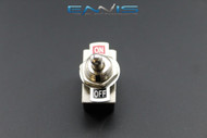 TOGGLE SWITCH SPST ON-OFF METAL TOGGLE 2 AMP 250V 4 AMP 125V 2 PIN EC-1503