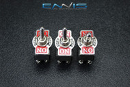 3 PCS TOGGLE SWITCH DPDT CENTER OFF TOGGLE 10 AMP 250V 20 AMP 125V 6 PIN EC-1520