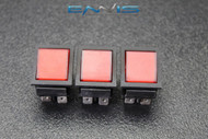 3 PCS ROCKER SWITCH DPST ON OFF TOGGLE 15 AMP 250V 20 AMP 125V 6 PIN EC-2606