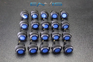 20 PCS ROCKER SWITCH ON OFF BLUE TOGGLE LED 12V 16 AMP 3 PIN IS-EC-WP1216BLU