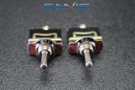 2 PCS TOGGLE SWITCH DPDT CENTER OFF TOGGLE 10 AMP 250V 15A 125V 3 PIN EC-1515P