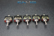 5 PCS TOGGLE SWITCH DPDT CENTER OFF TOGGLE 10 AMP 250V 15A 125V 3 PIN EC-1515P