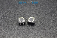 2 PCS MINI SWITCH 12MM X 12MM THROUGH MOUNT .1A 12V 4 DOWNWARD PINS EC-4112D