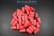 100 PCS WIRE TWIST CAP 18/10 GAUGE TERMINAL CONNECTOR SPLICE AWG RED WNRD