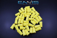 100 PCS WIRE TWIST CAP 18/12 GAUGE TERMINAL CONNECTOR SPLICE AWG YELLOW WNYE