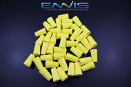 500 PCS WIRE TWIST CAP 18/12 GAUGE TERMINAL CONNECTOR SPLICE AWG YELLOW WNYE