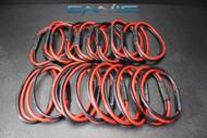 (20) 8 GAUGE QUICK DISCONNECT 2 PIN 10'' LEAD POLARIZED WIRE HARNESS AQK-12-8BG