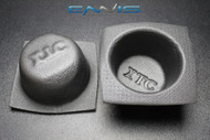 2 PCS SPEAKER BAFFLE ACOUSTIC FOAM 6.5'' ROUND SMALL FRAME CAR AUDIO BASS VXT65