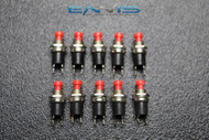 10 PCS PUSH BUTTON SWITCH SPST MOMENTARY MINI BUTTON 3 AMP 125V 2 PIN NB-602PA