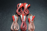 5 PCS 3 FT RCA WIRE AUDIOPIPE 2 CHANNEL CAR HOME AUDIO INTERCONNECT BMS-3