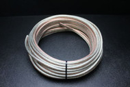 8 GAUGE CLEAR SPEAKER WIRE PER 5 FT AWG CABLE POWER GROUND STRANDED HOME CAR