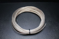 18 GAUGE CLEAR SPEAKER WIRE 50 FT AWG CABLE POWER GROUND STRANDED HOME CAR