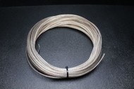 18 GAUGE CLEAR SPEAKER WIRE 100 FT AWG CABLE POWER GROUND STRANDED HOME CAR