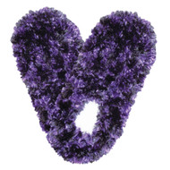 Fuzzy Footies Slippers - Purple/Black - 60026 - Red Carpet Studios - christophersgiftshop.com