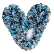 Fuzzy Footies Slippers - Brown/White/Turquoise - 60028 - Red Carpet Studios - christophersgiftshop.com