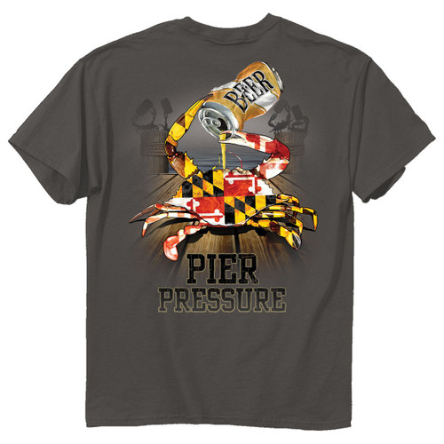 Pier Pressure Mens T-Shirt - 00273 - Maryland Apparel - christophersgiftshop.com