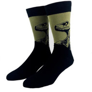 Raptor Olive Mens Socks
