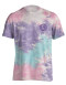 Cotton Candy Tie Dye Puppie Love Short Sleeved T-Shirt Front - SPL278 - Puppie Love - christophersgiftshop.com