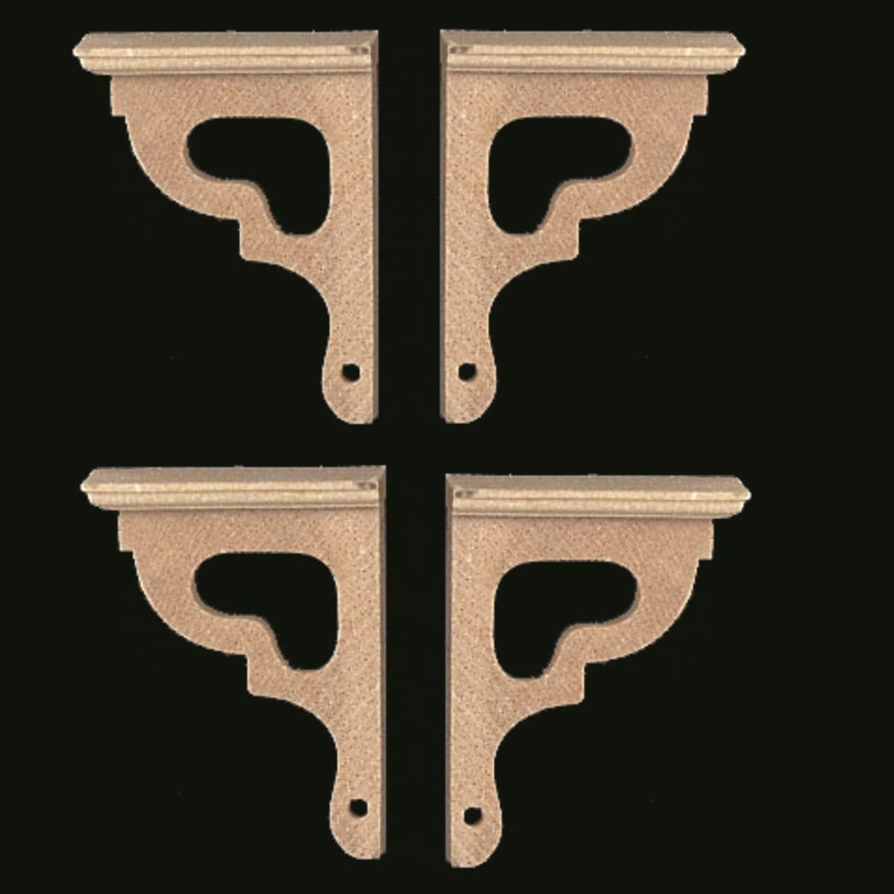 HW7028 Decorative Corbel Brackets Jeepers Dollhouse Miniatures