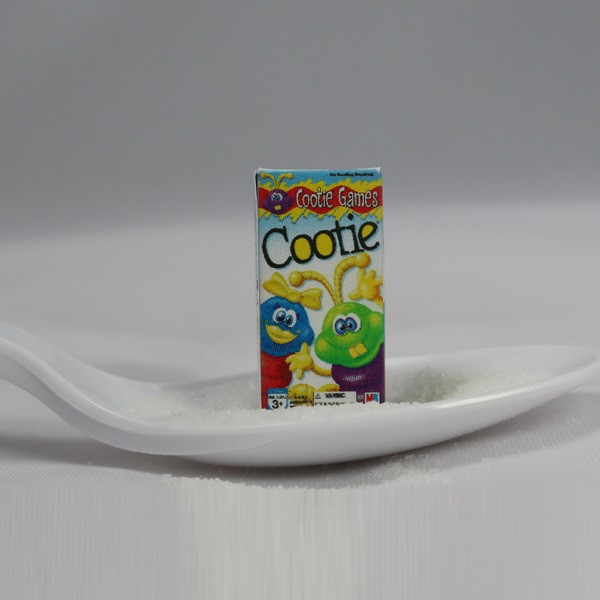 1:24 Half Inch Scale Dollhouse Miniature Cootie Game Box