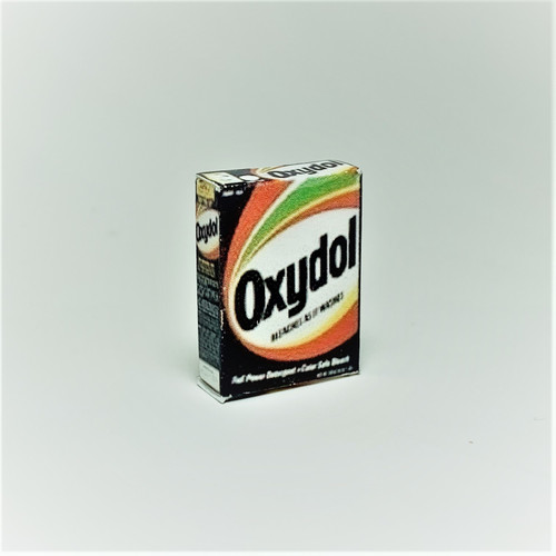 HR55028 Oxydol Laundry Detergent Box Jeepers Dollhouse Miniatures