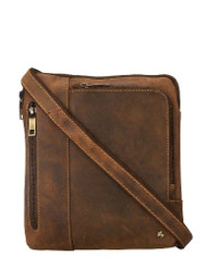 Visconti Leather Distressed Messenger Bag / Crossbody Bag / Handbag Ideal for...