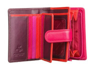 VISCONTI RB40 MULTI COLOR SOFT LEATHER LADIES GIRLS MINI WALLET PURSE GFT BX FS